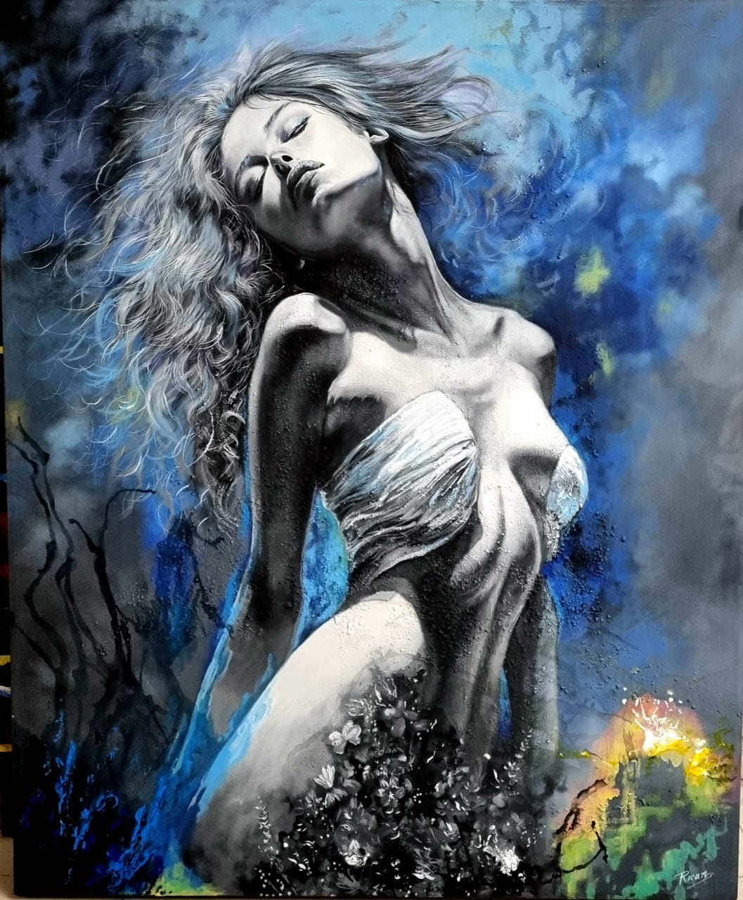 Cuadro Pintura "Transformación Femenina"