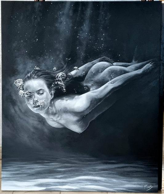 Cuadro Pintura "En la profundidad de la belleza"