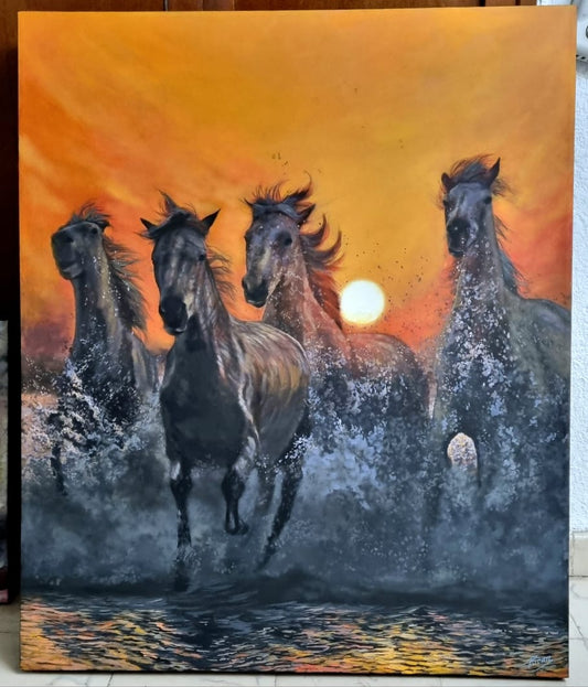Cuadro Pintura "Hermanos"