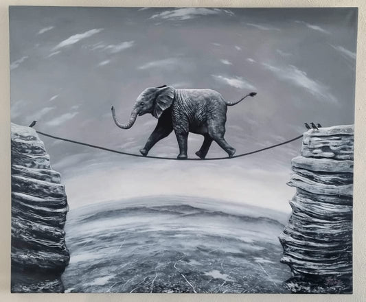 Cuadro Pintura "Acróbata"