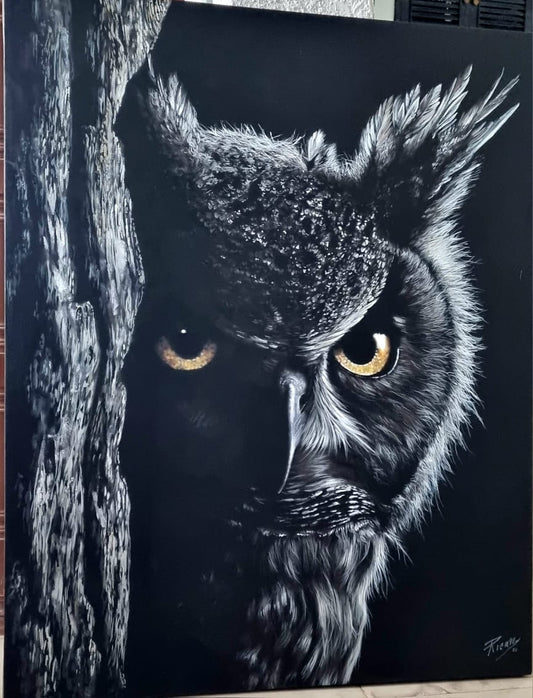 Cuadro Pintura "El Vigilante"