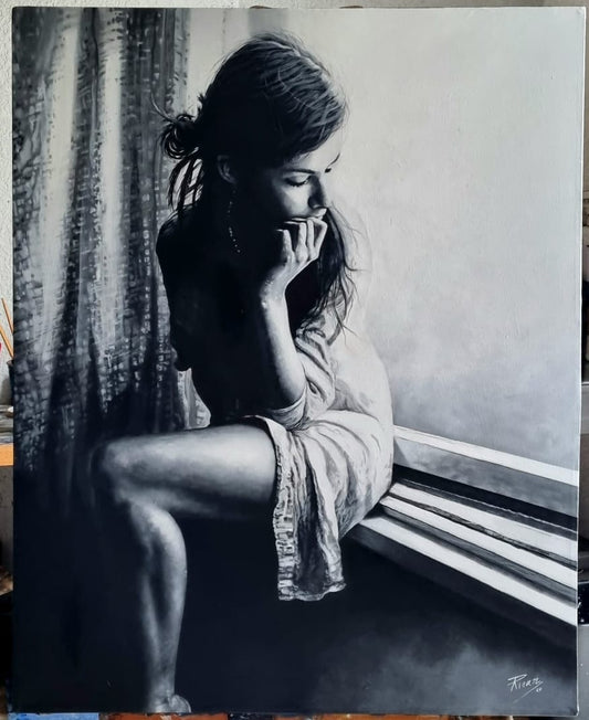 Cuadro Pintura "Enamorada"