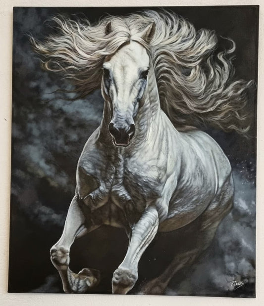Cuadro Pintura "Corcel Alegre"