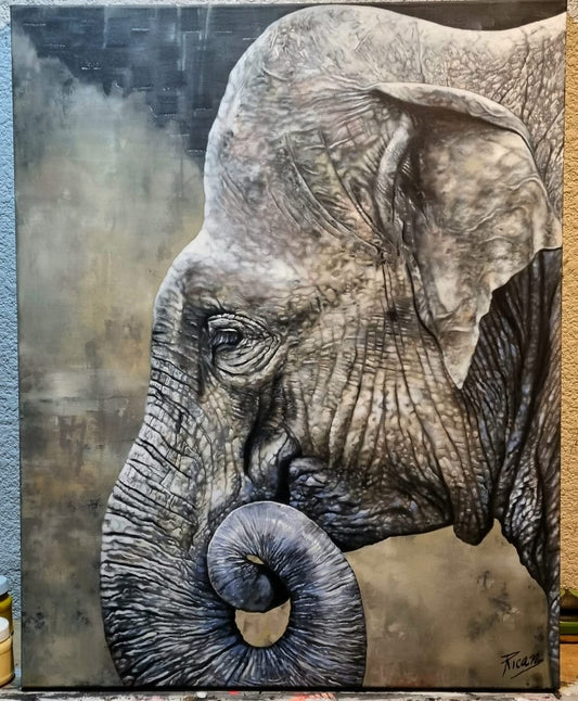 Cuadro Pintura "Rey sin corona"