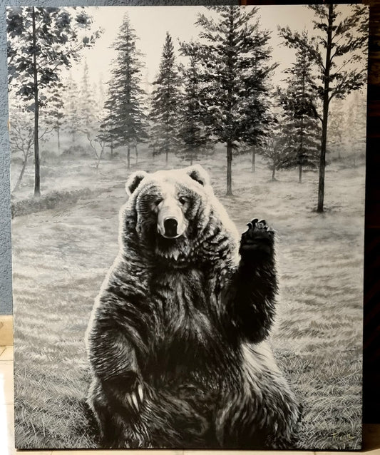 Cuadro Pintura "Buenos días"